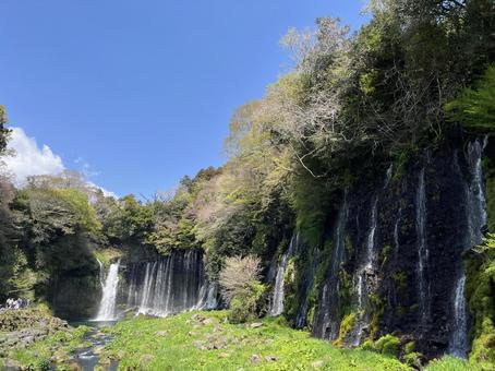 Photo, waterfall, natural, green, 