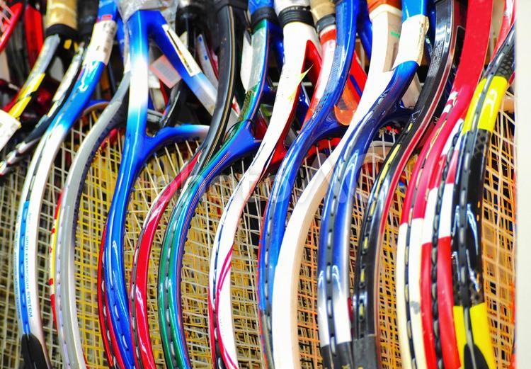 テニスラケット スポーツ ガット 部活 テニスラケット,ラケット,テニスの写真素材