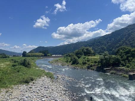 山と川 山と川 山,自然,絶景の写真素材