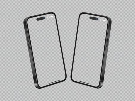 透過 iPhone 白アイコン付き 透過 iPhone 白アイコン付き スマホ,スマートフォン,透過の写真素材