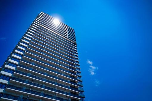 有明の高層マンション 有明,高層マンション,マンションの写真素材