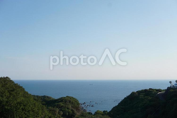 空と海と 空,海,青空の写真素材