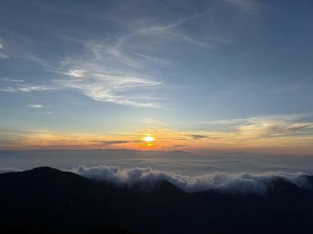 燕山荘からの景色 燕山荘からの景色の写真
