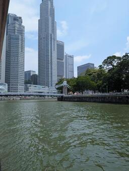 シンガポールの町並み 町並み,シンガポール,シンガポール川の写真素材