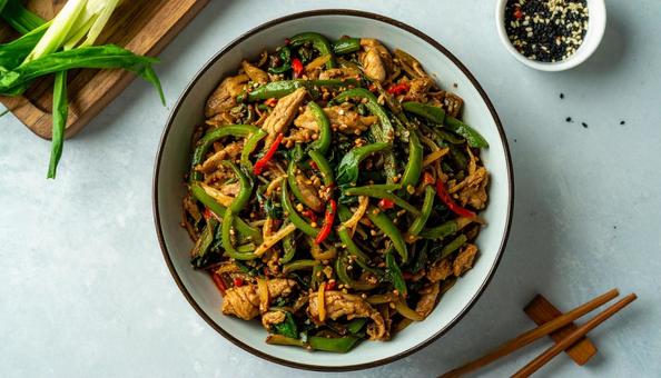 青椒肉絲(チンジャオロースー )中華料理 青椒肉絲(チンジャオロースー )中華料理の写真
