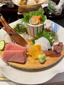 豪華な刺身の盛り合わせ 豪華な刺身の盛り合わせ 刺身,盛り合わせ,海鮮の写真素材