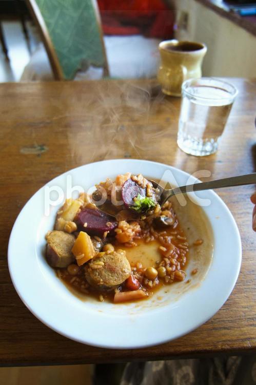 いろいろ北欧野菜のスープ食べる 野菜スープ,スープ,ビーツの写真素材
