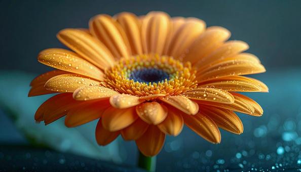 一輪のガーベラの花 一輪のガーベラの花の写真