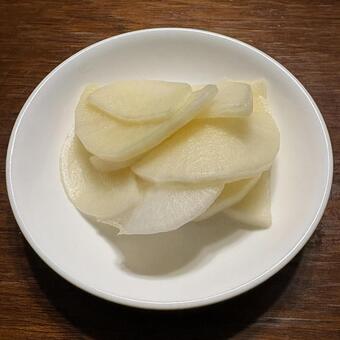 R7.11.27　大根のビール漬け 夕食,大根,ビール漬けの写真素材