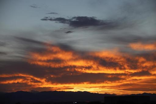 空 焼ける 空 焼けるの写真