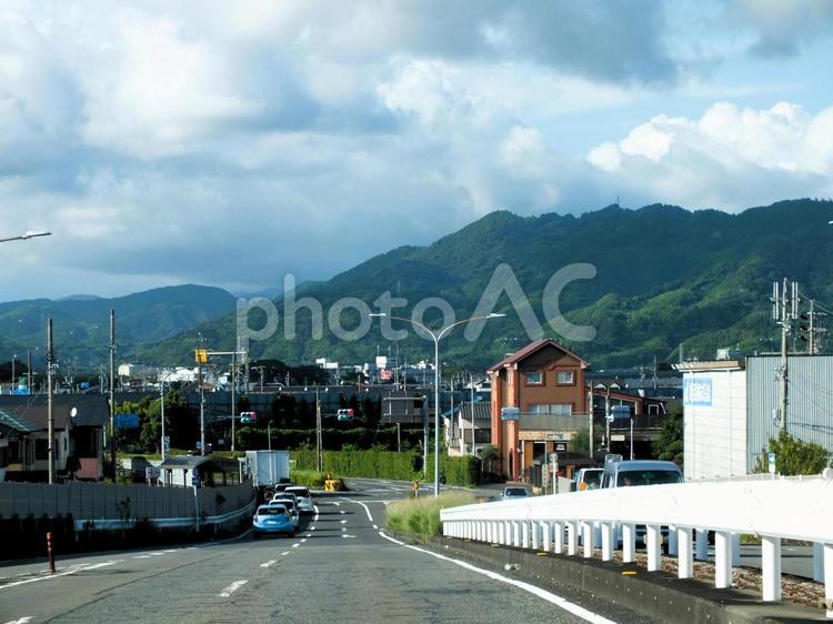第二焼津高架橋からの眺め 高架橋,第二焼津高架橋,架道橋の写真素材