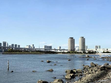 2025年春 昼間の東京お台場の風景 2025年春 昼間の東京お台場の風景 都心,さわやか,りんかい線の写真素材