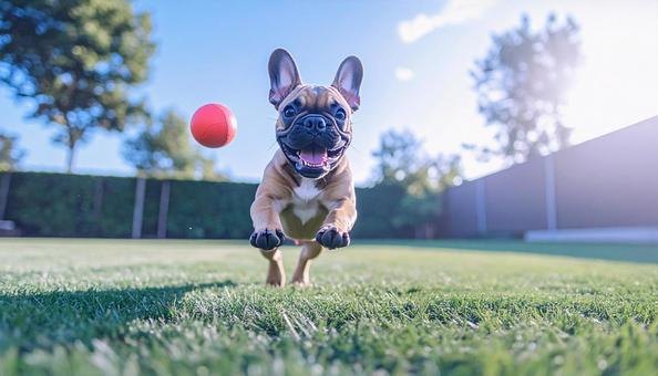 フレンチブルドックの子犬 フレンチブルドックの子犬の写真