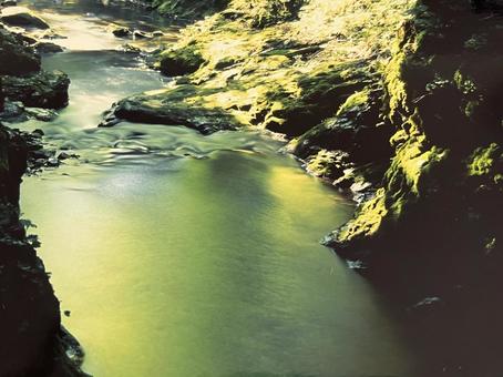 穏やかな川 穏やかな川の写真