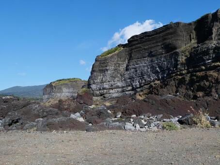伊豆大島　トウシキ遊泳場 トウシキ遊泳場,伊豆大島,伊豆諸島の写真素材