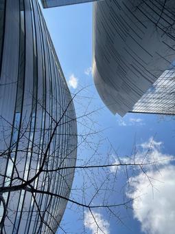 空 建物 空 建物 風景,屋外,風の写真素材