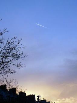 Oh, an airplane. Oh, an airplane.