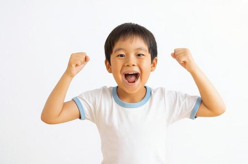 元気な男の子 元気な男の子の写真