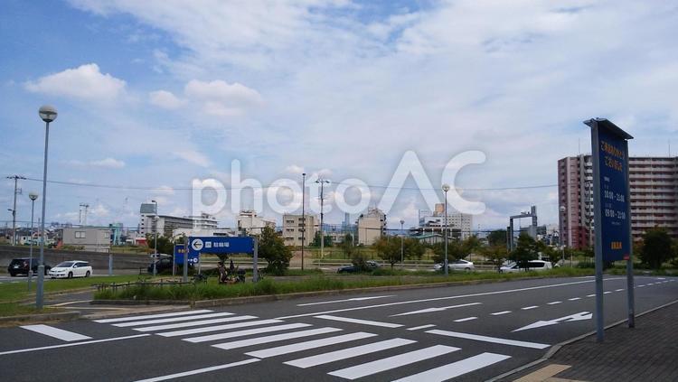 船町渡船場　周辺　木津川運河　大阪 船町渡船場,周辺,木津川運河の写真素材