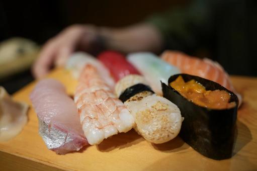 おいしそうな寿司 おいしそうな寿司の写真
