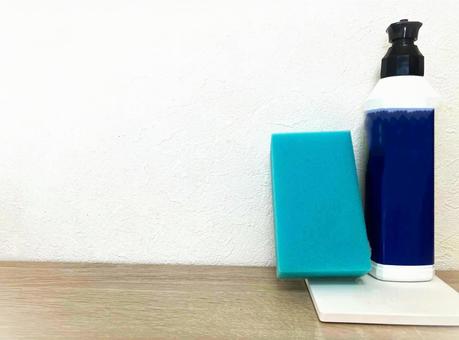 Dish sponge and dish soap bottle set, JPG Dish sponge and dish soap bottle set, JPG