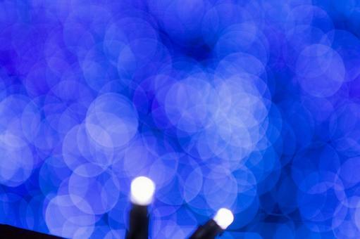 青い光の写真