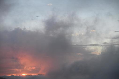 夕日 夕日の写真