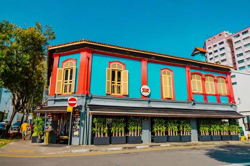 【シンガポール】リトルインディア singapore,シンガポール,リトルインディアの写真素材