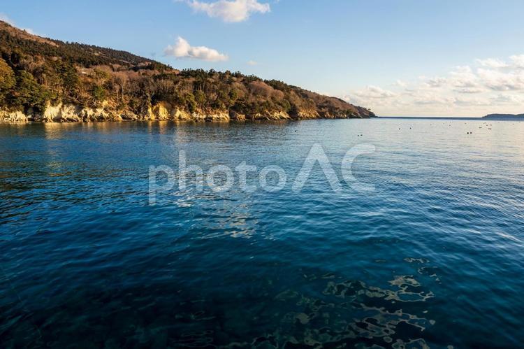 牡鹿半島の風景(47) 牡鹿半島,鮎川港,漁港の写真素材