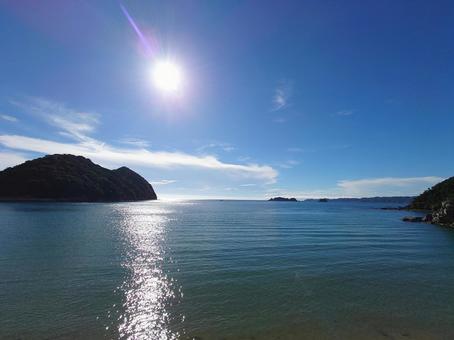 夏の海岸の写真