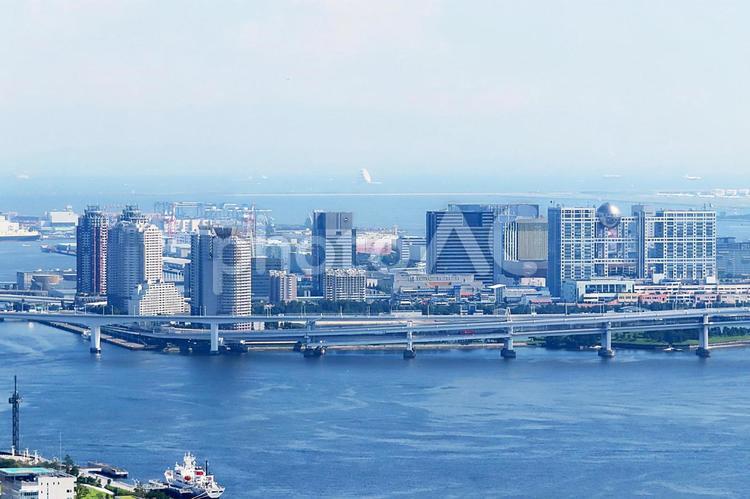 東京、お台場、街並み お台場,東京,街並みの写真素材