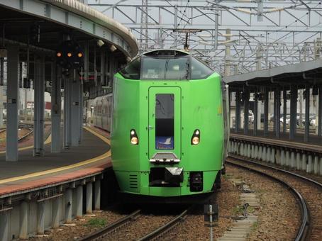 789系スーパー白鳥 函館駅 789系スーパー白鳥 函館駅 789系,スーパー白鳥,特急列車の写真素材