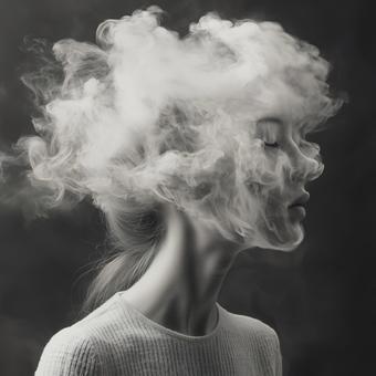 雲がかった抽象写真 雲がかった抽象写真の写真