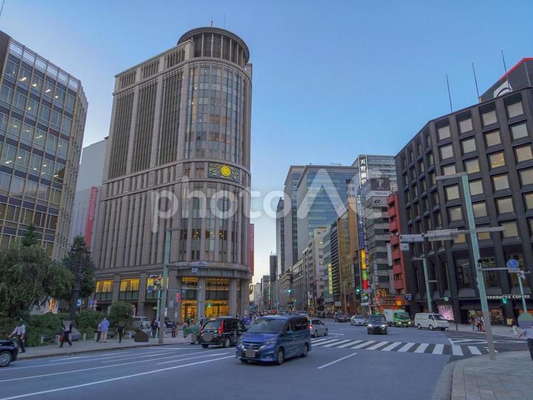 【東京都】日本橋周辺の風景 東京,中央区,日本橋の写真素材