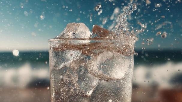 夏の日にぴったり!氷と飲料水 夏の日にぴったり!氷と飲料水の写真