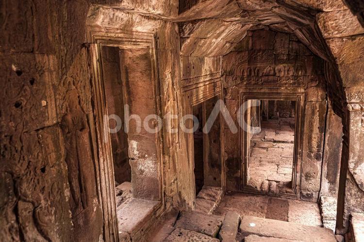カンボジア・アンコールトムの風景 文化,空,背景の写真素材