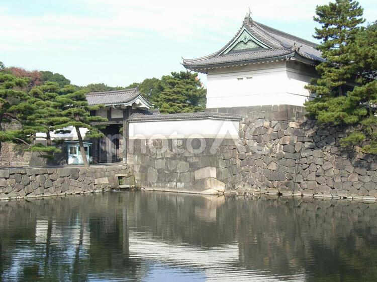 江戸城桔梗門 江戸城の写真素材