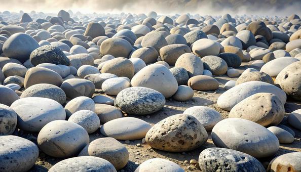 軽石の大量漂着の写真