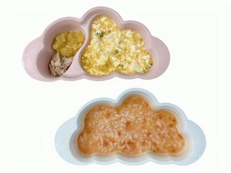 ベビーフード ベビーフード 離乳食,ベビーフード,食事の写真素材