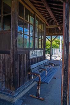 Rural Station: Mimasaka Takio Station on the Inbi Line, JPG