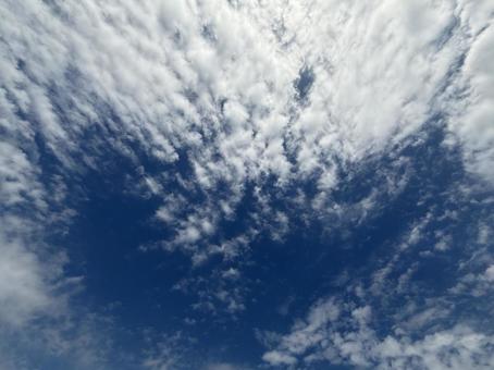 秋の空 空,秋,冬の写真素材