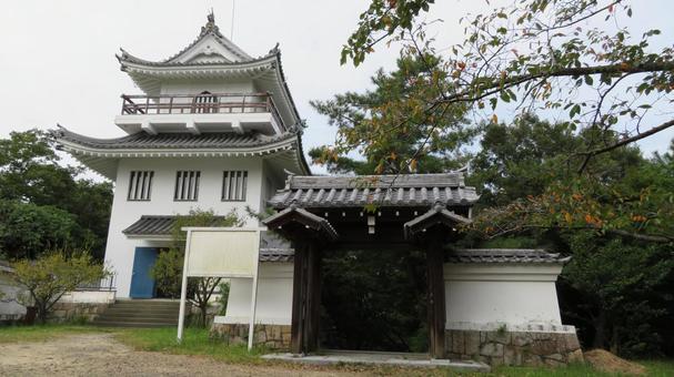 大野城 模擬天守 大野城 模擬天守 大野城,お江,浅井三姉妹の写真素材