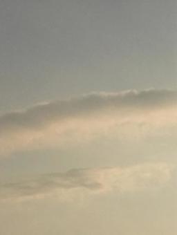 朝焼けの雲 朝焼けの雲の写真