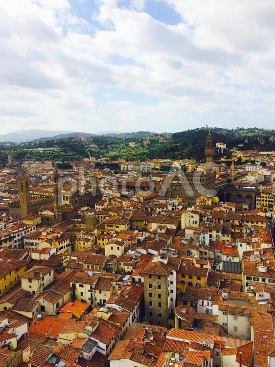 フィレンツェの街並 フィレンツェ,イタリア,世界遺産の写真素材