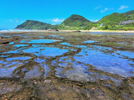 奄美 土浜海岸 奄美 土浜海岸 海,風景,空の写真素材