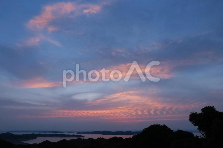 瀬戸の夕暮れ 日暮れ,太陽,暁の写真素材