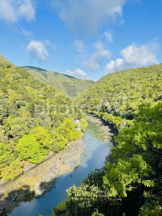 京都嵐山の風景2 京都,京都府,嵐山の写真素材