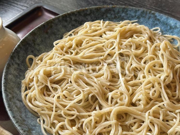 美しい日本食ー手打ちそば 蕎麦,日本蕎麦,盛りそばの写真素材