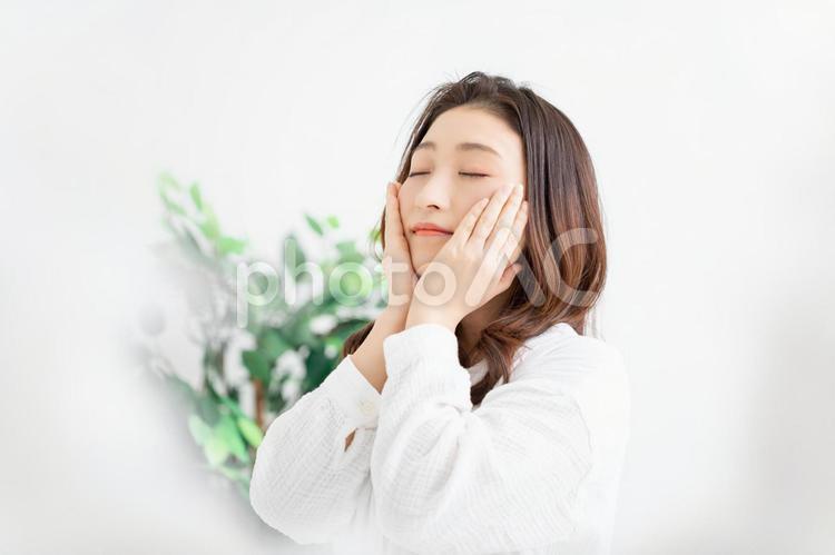美容のイメージ 保湿,化粧品,浸透の写真素材