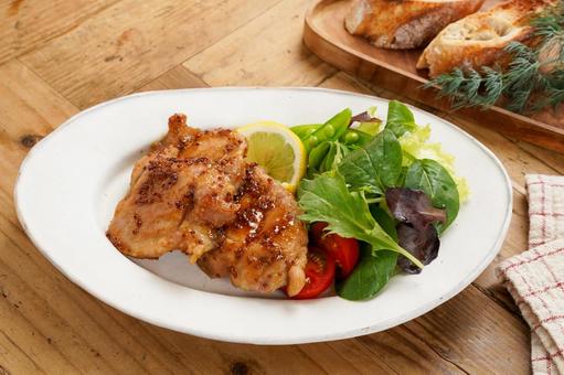 Photo, pork fillet meat, pork saute, pork, 